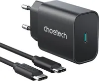 ChoeTech Quick Charger 25W for Samsung + USB-C 1m Cable