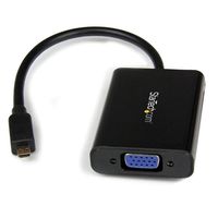 Startech.com externes Adapterkabel video audio micro hdmi® zu vga konverter - 1x hd15 weiblich - 1x micro hdmi männlich - 1x mini jack weiblich,3 Jahre