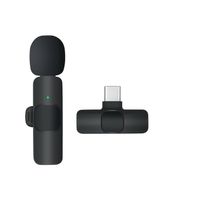 7MAGIC Kabelloses Lavalier-Mikrofon Mini Wireless Lavalier Mikrofon Kompatibel mit Typ-C Android Smartphone