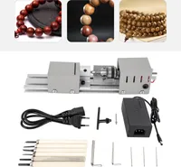 Mini Drehmaschine, 100W 220V Perlen Maschine Miniatur Drehmaschine DIY, Buddha Bead Poliermaschine