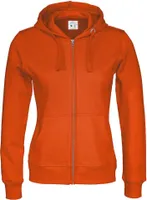 Cottover - Hoodie mit durchgehendem Reißverschluss für Damen UB659 (XXL) (Orange)