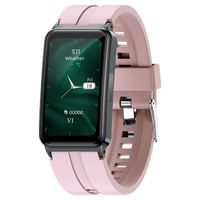 INF Smartwatch für Herren Damen, mit EKG/HRV, Herzfrequenz, Sportmodi, Puls, Blutsauerstoff, Blutdruck Rosa