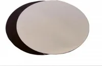 Tortenplatte schwarz/silber 24cmx2mm - Decora