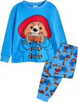 Paddington Bear - Schlafanzug mit langer Hose für Kinder NS8673 (116) (Blau)