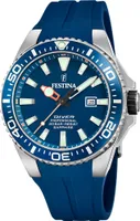 Festina F20664/1 Diver Professional Uhr Herrenuhr Kautschuk Datum blau
