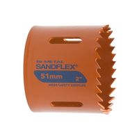 Lochsäge Sandflex® Bimetall. Tiefe 38Mm. 4/6 Zpz. Ø 62Mm