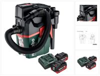 Metabo AS 18 L PC Compact Akku Sauger 18 V 6 l IPX4 Staubklasse L Nass und Trocken + 2x Akku 10,0 Ah + Ladegerät