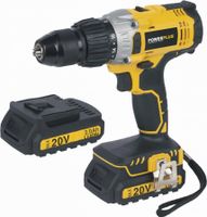 POWERPLUS POWX00445 - Aku příklepový šroubovák / vrtačka 20V LI-ION 2BAT