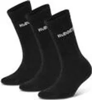 Socken Buddies, Classic Crew Buddies, Sportsocken, 3 Paar, schwarz, 42-44