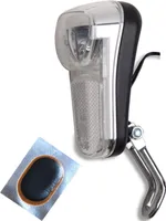 Lynx 20 LUX LED Vorderradscheinwerfer Fahrradlampe mit Standlicht inkl. Schlauchflicken