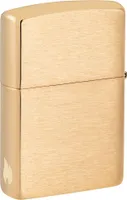 ZIPPO - Zippo Flammenmotiv - Brushed Brass Sturmfeuerzeug nachfüllbar Benzin 60006272