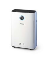 Philips 2-in-1 Luftreiniger und Befeuchter Series 2000i Smart mit App-Steuerung, HEPA-Filter, bis zu 85 m², Weiß (AC2729/10)