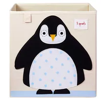 3 Sprouts Spielzeugkorb Pinguin