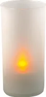 LED-Teelichthalter mit gelbem LED-Teelicht
