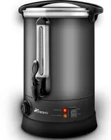 TRESKO® Glühweinkocher Grau 30L / 2500W Einkochautomat aus Edelstahl Glühweinkessel Glühweinautomat Heißgetränkeautomat Heißwasserspender