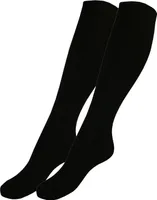 Tobeni 2 Paar Stützstrümpfe Kniestrümpfe mit Wolle für Damen und Herren, Farbe:Schwarz, Grösse:35-38