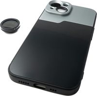 CPL Filter Circular Polarizer Linse mit Hülle in Schwarz für iPhone 14