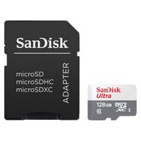 SanDisk Ultra® microSDHC™ UHS-I Speicherkarte + Adapter – 128 GB