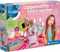 Galileo Lab Lippenstifte selbst machen - Experimentierkasten für Mädchen, DIY Lippenpflege-Set für Kinder ab 8 Jahren - 59318 von Clementoni