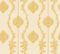 A.S. Création Vliestapete Château 5 Tapete creme gelb metallic 10,05 m x 0,53 m 344934 34493-4