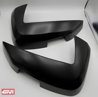 Givi Cover Paar C35N für V35N Seitenkoffer, schwarz, glatt, lackierbar