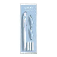 Herlitz Kalligraphie-Set my.pen Nicewriter "Light Blue" weiß hellblau