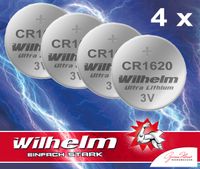 CR1620 Lithium-Batterie 3,0 Volt 70mAh ø16x2,0mm 3V Knopfzelle von VARTA 