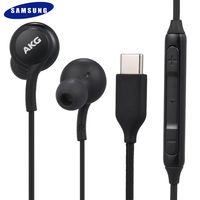 Original Samsung Galaxy AKG USB C In-Ear Stereo Headset Kopfhörer EO-IC100 Schwarz