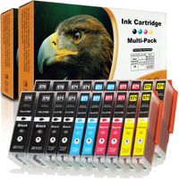 Kompatibel 20 Patronen Canon PGI-570/571 XL Multipack alle Farben für Canon Pixma TS 5000, 5050, 5050, 5051, 5052, 5053, 5055, 6000, 6040, 6050, 6050, 6051, 6052, 8000, 8040, 8050, 8050, 8051, 8052, 8053, 9000, 9050, 9050, 9055 Series Drucker