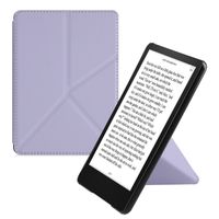 kwmobile Hülle kompatibel mit Amazon Kindle Paperwhite 11. Generation 2021 Hülle - Kunstleder Case - eReader Schutzhülle - Cover Lavendel