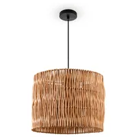 Pendelleuchte Esstisch Hängelampe Esszimmer Lampe E27 Papier Boho Rattan