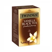 Twinings Vanilla Schwarztee 6 x 20 Teebeutel im Kuvert 240g (6x40g)