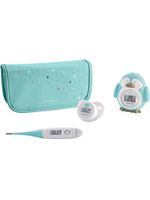 Miniland Baby Baby-Thermometer Set Thermokit, blau, 3-tlg. Fieberthermometer Pflegeprodukte thermometer temperaturmesser schnuller
