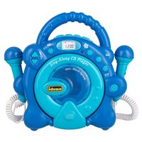 DIV 04.0284 - Idena - Kinder CD-Player, blau, 2 Mikrofonen