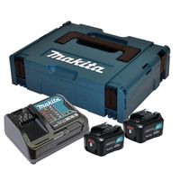 Makita Energy Kit 197641-2 2x BL1041B + DC10SB