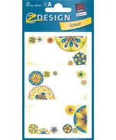 Haushalts-Etiketten Mandala 9 Stück