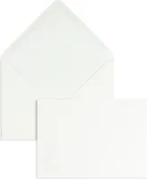 Briefumschläge 120x180mm 120g/qm gummiert VE=100 Stück naturweiß