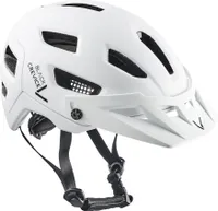 BLACK CREVICE - Damen & Herren MTB - Fahrradhelm - ENDURO | Farbe: Weiß | Größe: S/M (54-58 cm)