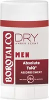 Borotalco Men Dry Amber, Männer, Deodorant, Deostift, Stab, 40 ml, 72 h