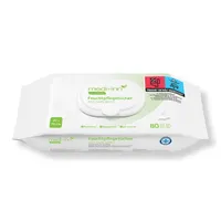 Medi-Inn Feuchtpflegetücher 20 x 18 cm, 5 x 80 = 400 Tücher, parfümfrei, parabenfrei, pH-neutral, Wet Care Wipes