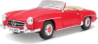 Maisto 31824 - Model auta - Mercedes 190SL Cabrio '55 (červený, mierka 1:18)