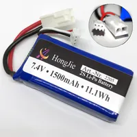 Batterie Lipo pour bateau RC, 7.4 V, 1500 mAh, 903462, FT009, hors