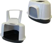 2er Sparpack XXL Katzentoilette ORLANDO CORNER große Katzenrassen