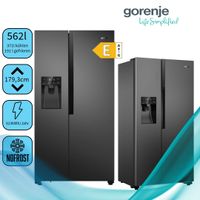 Gorenje - NRS9182VB - Side by Side - Schwarz - No Frost - Wassertank