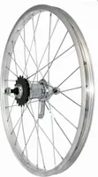 Bicykel zapletený s torpédom Velosteel 26" 590-21 zadný 36 dier strieborný
