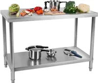 Royal Catering Nerezový pracovní stůl - ECO - 120 x 70 cm - 143 kg - - Royal Catering