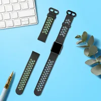 kwmobile 2x Sportarmband kompatibel mit Xiaomi Mi Watch Lite / Redmi Watch Armband - Fitnesstracker Band Set aus TPU Silikon