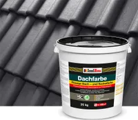 Isolbau Dachfarbe Anthrazit 25 kg Sockelfarbe Fassadenfarbe Dachbeschichtung RAL Farbe