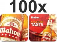 Mahou Bierdeckel Untersetzer Bierfilz - 100er Packung