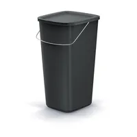 Odpadkový koš Keden, černý, objem 25 litrů, Compacta Q Basic